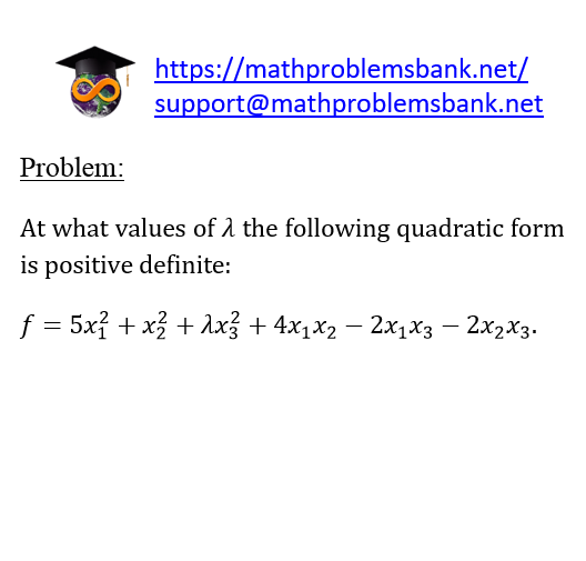 1.8.2 Quadratic forms