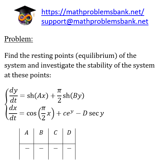 8.4.1.5 Stability of the systems of equations
