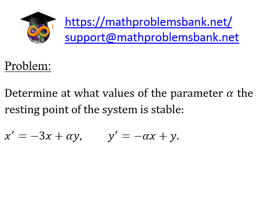 8.4.1.8 Stability of the systems of equations
