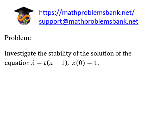 8.4.2.1 Stability of the equations