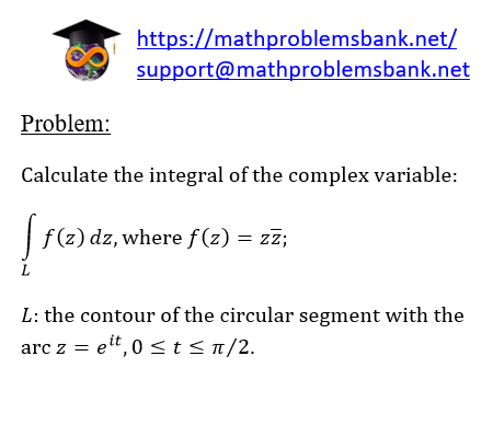10.1.31 Integral of a complex variable