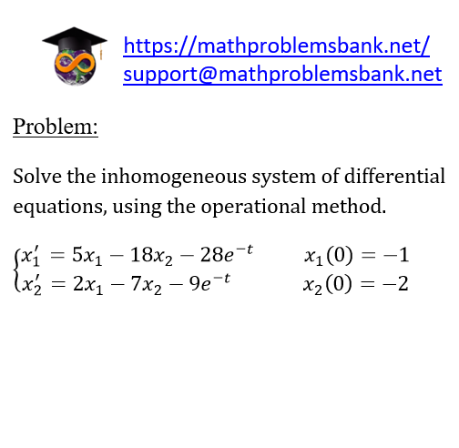 8.2.2.2 Systems of differential equations