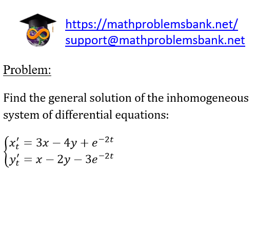 8.3.2 Systems of ordinary differential equations