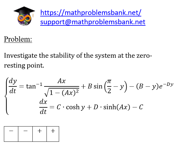 8.4.1.4 Stability of the systems of equations