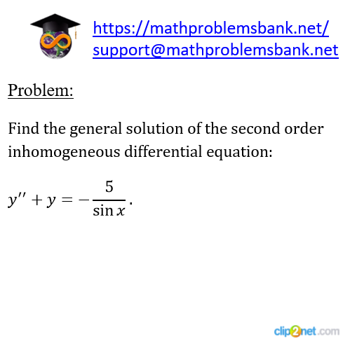 8.1.2.8 Second order differential equations