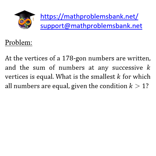 12.4.6 Various Olympiad problems