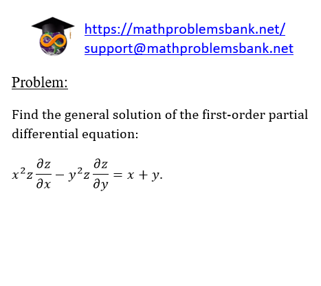 11.4.4 First order partial differential equations